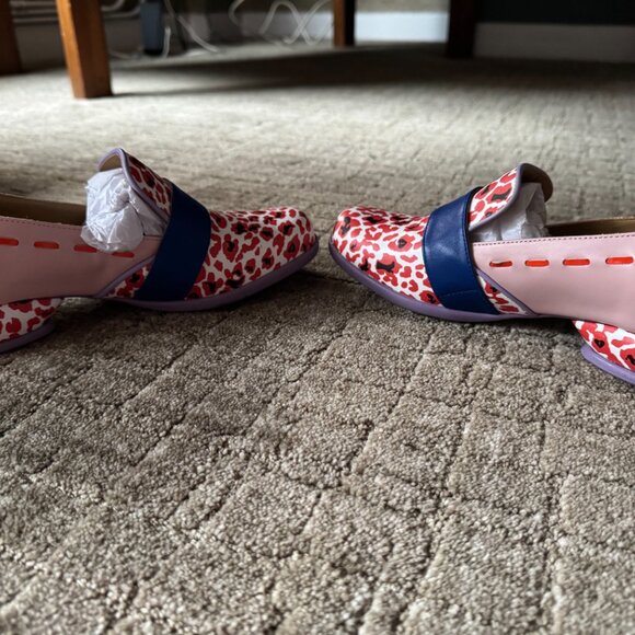 John Fluevog - Rema Loafers - Poppy/Pink - Picture 3 of 5